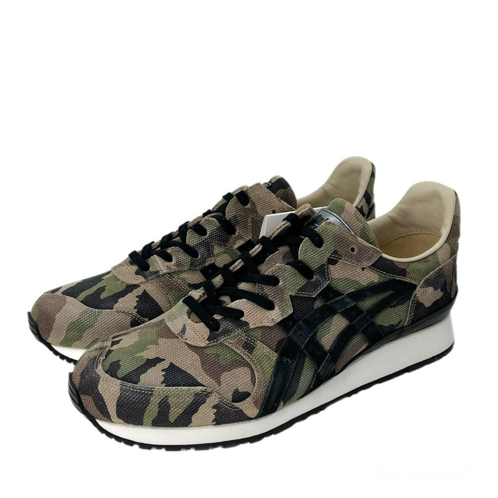 Onitsuka Tiger Nippon-Made Tiger Ally Deluxe Low Top Sneakers Hunter Green - Picture 3 of 16